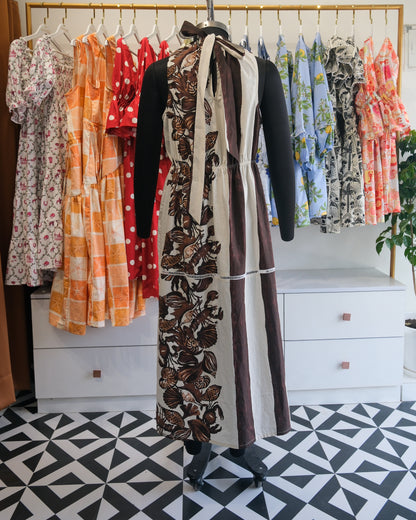 The Cocoa Shells Halter Maxi Dress